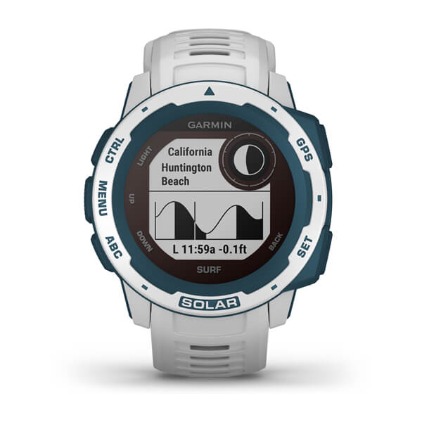 Garmin 010-02293-18 Instinct® Solar – Surf Edition Smart Watch