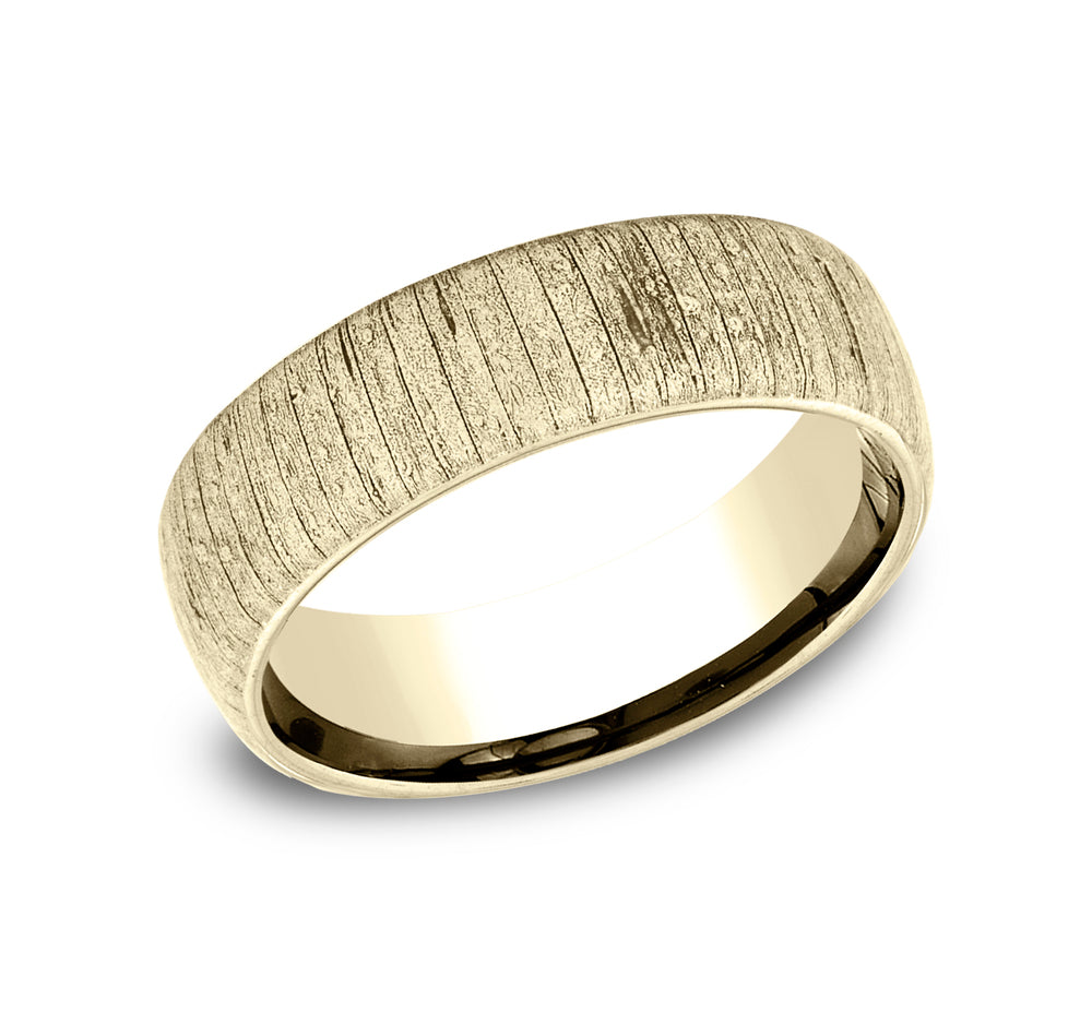 Benchmark CF856630Y Yellow Gold 14k 7mm Men's Wedding Band