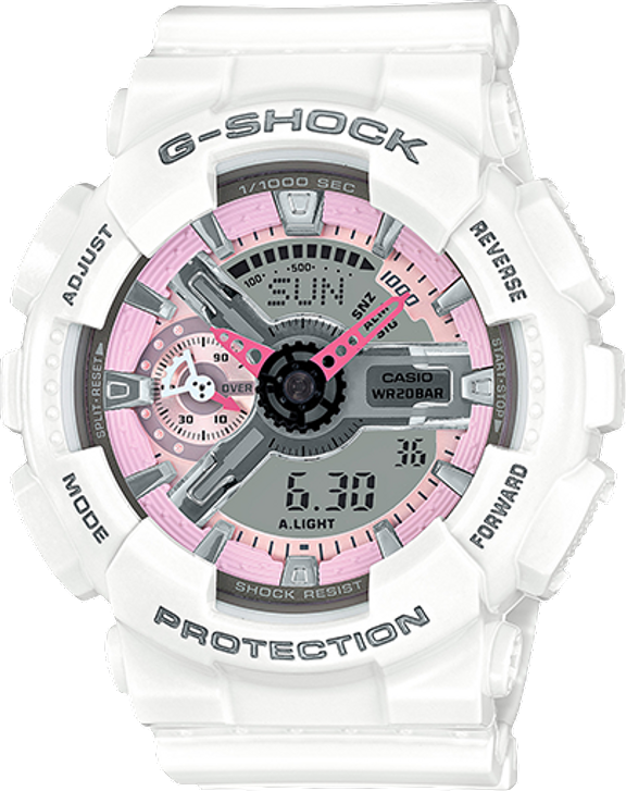 Casio Gshock GMAS110MP-4A3 Pink Analog Digital Watch - Luxe Time USA