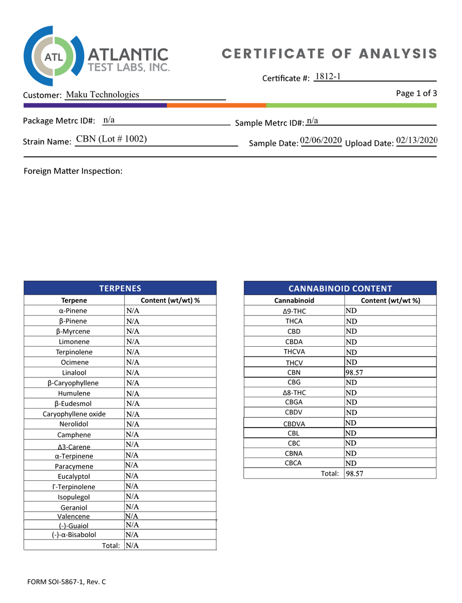 全商品オープニング価格！ TRUE テンペン 香料 CBD CBN CBG 10ml