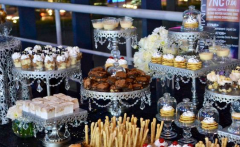 wedding dessert table