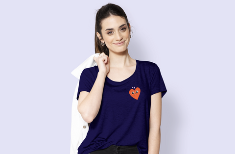 t-shirt en coton bio pour femme, tee shirt femme en coton biologique, t-shirt femme T-French