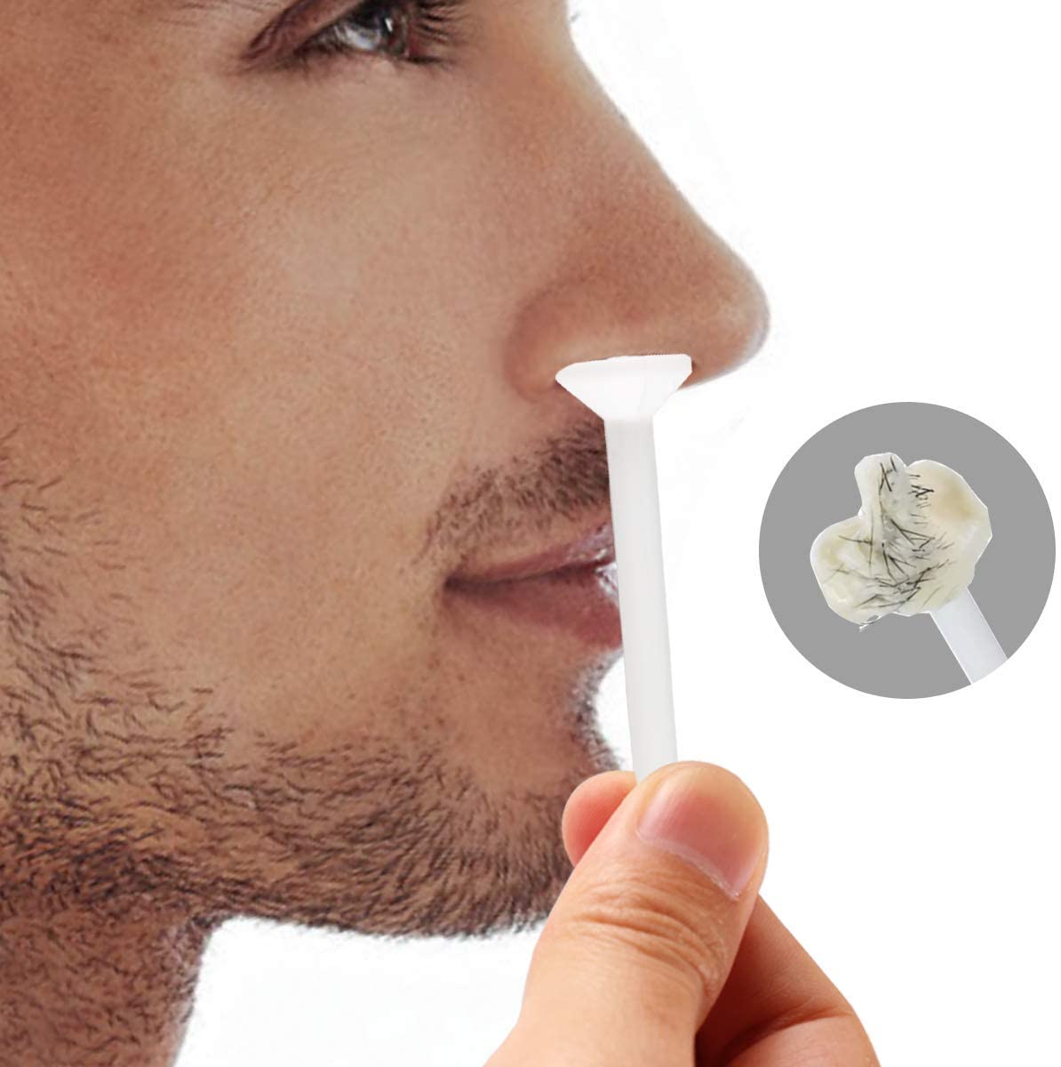 nasal hair wax removal