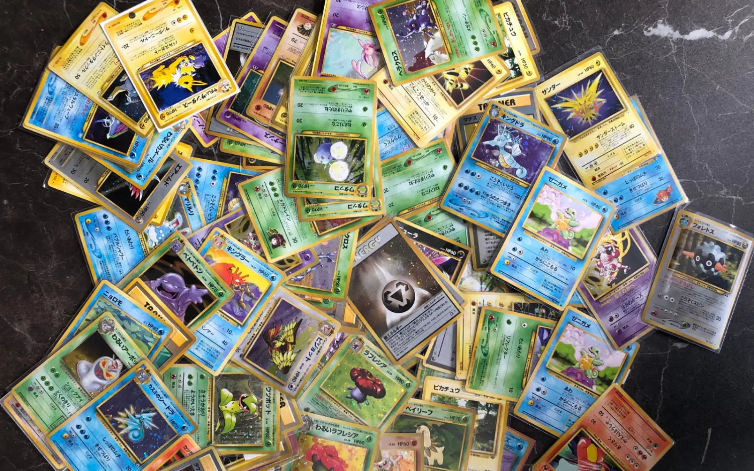 Cartes Pokémon wizard à l'unité