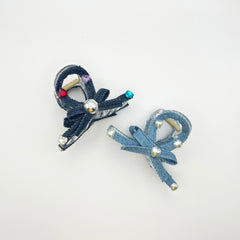 Denim Darling Petit Loop Claw Clip | Claw Hair Clips | AIGOO