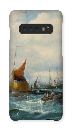 Shipping off a Headland by Georges Thornley Phone Case