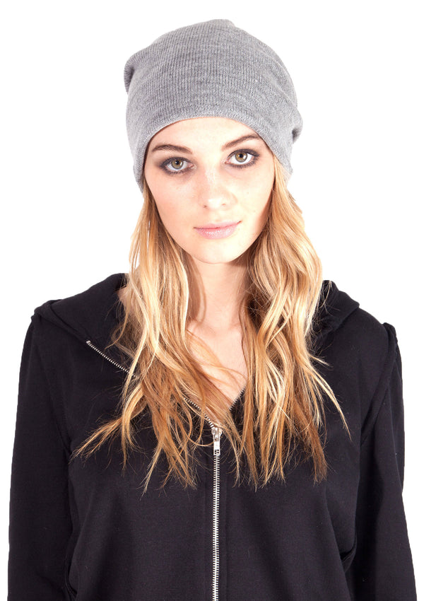 Toasty Times Fleece Lined Beanie In Grey • Impressions Online Boutique