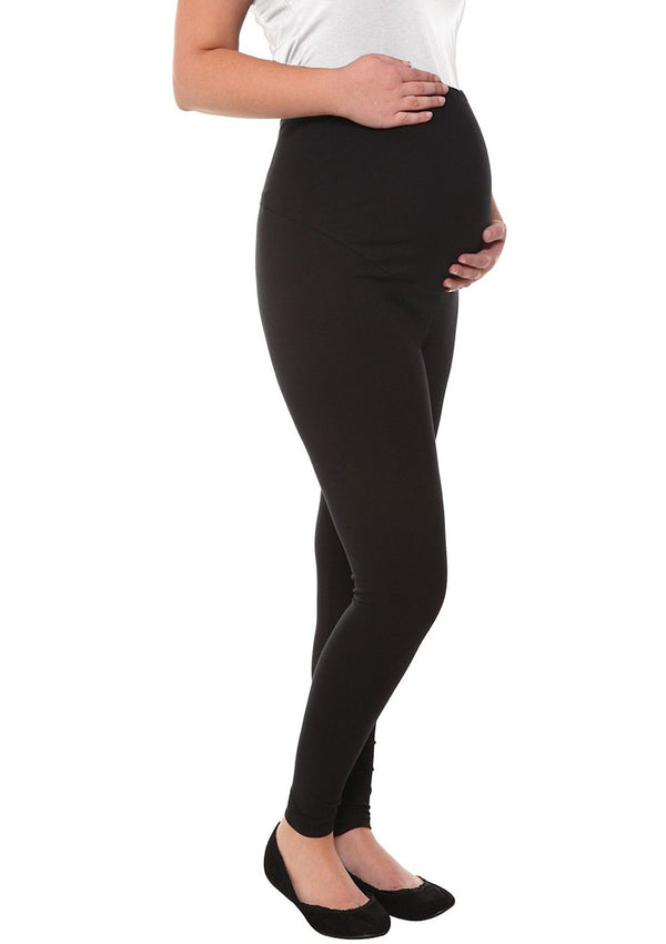 Maternity Fleece-Lined Liquid Over-Belly Legging – Plush Apparel