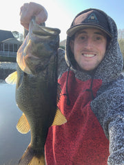 BIG Bass caught on a Nickel Spinnerbait
