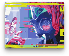 Kép betöltése a galériamegjelenítőbe: Absztrakt Színes Pillangó és Robot - számfestő készlet
