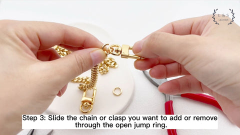 how to open and close jump rings