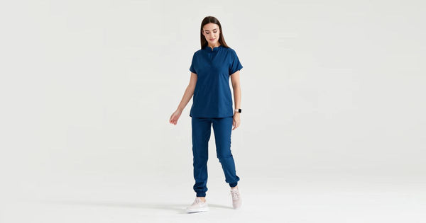 costum medical activity unisex  albastru indigo