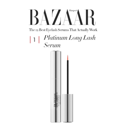 Bazaar - platinum long lash feature