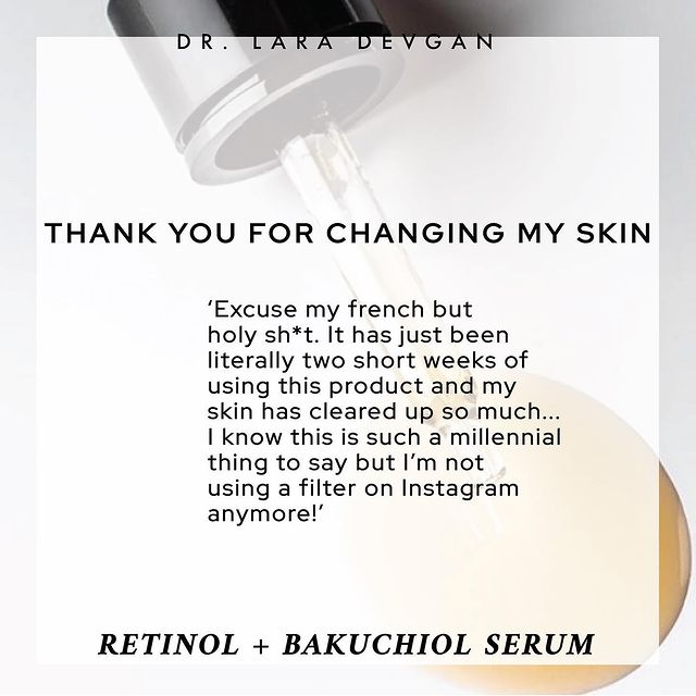 Retinol + Bakuchiol Serum – Dr. Lara Devgan Skincare