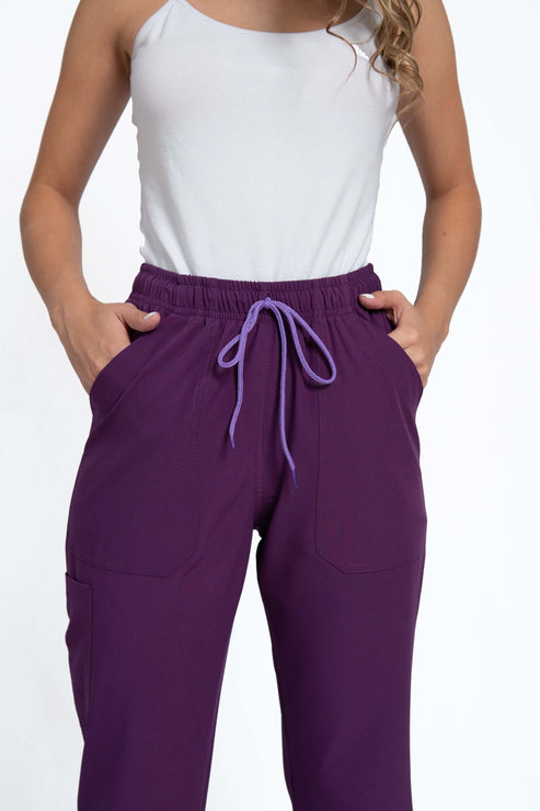 PANTALÓN MUJER COMFORT MORADO