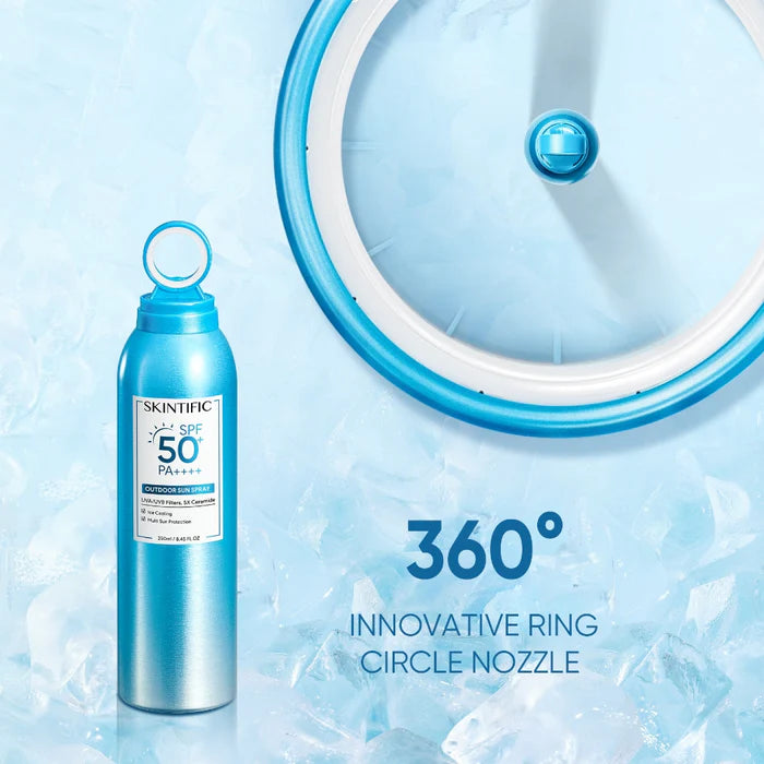Skintific Outdoor Sun Spray SPF50 250ml - Image 4