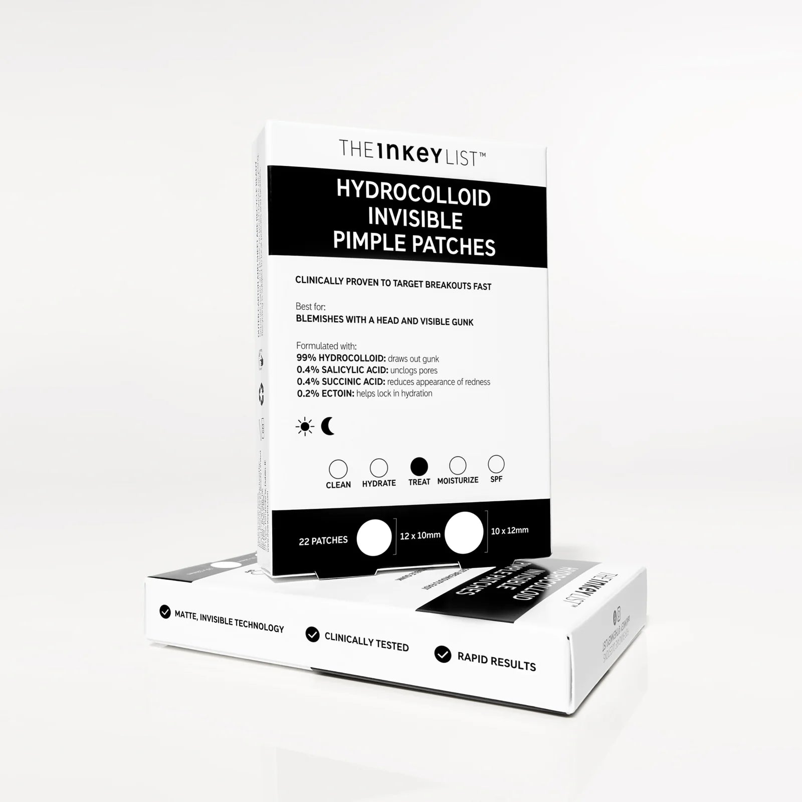 The Inkey List Hydrocolloid Invisible Pimple Patches 22 Patches