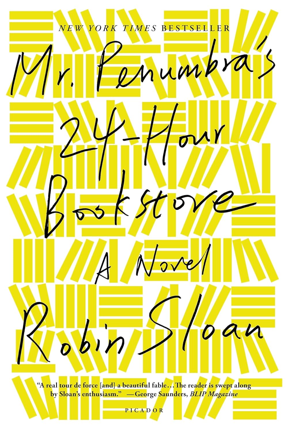 Cover of "Mr. Penumbra's 24-Hour Bookstore" by Robin Sloan