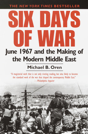 Cover of "Six Days of War" by Michael B. Oren