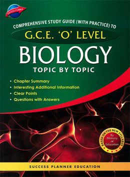 GCE O Level Biology Comprehensive Study Guide (with Practice) Topic By Topic - MPHOnline.com