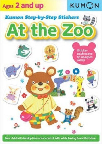 KUMON STEP-BY-STEP STICKERS AT THE ZOO AGES 2 AND UP