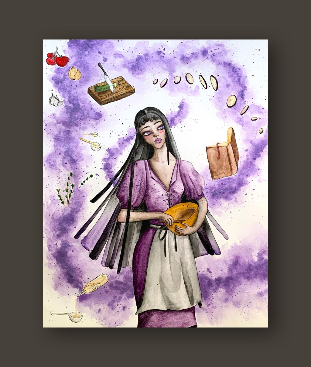 Kitchen-Witch-Watercolor-Painting