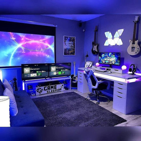 How To Make A Gaming Room? Useful Gaming Setup Ideas  Game room design,  Game room decor, Video game room design