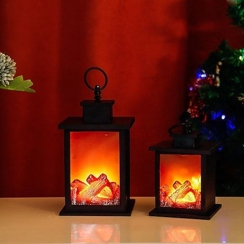 LED Flame Fireplace Lamp