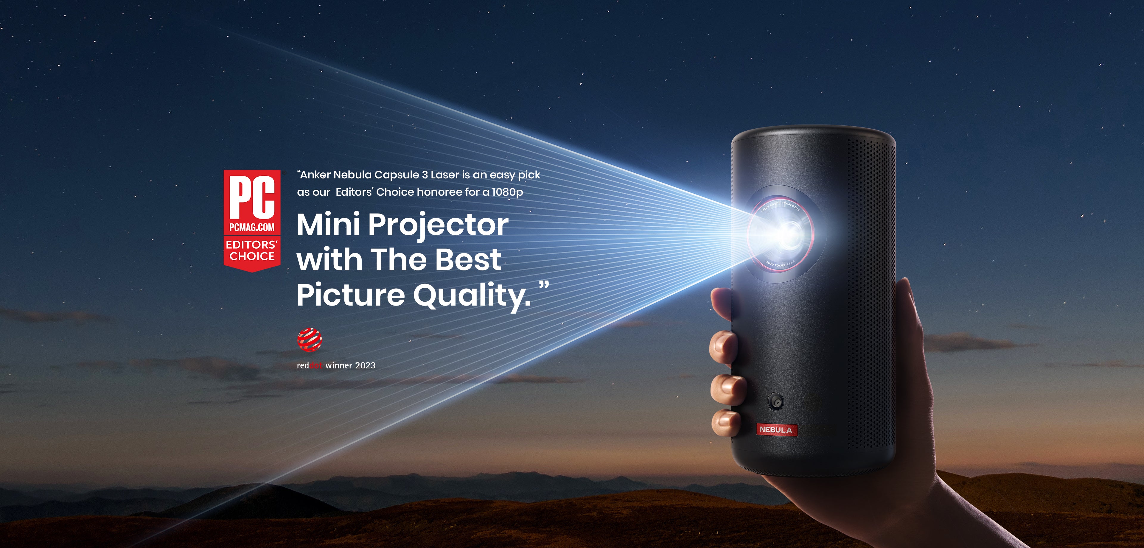 Anker Nebula Capsule 3, proyector laser con Android TV en oferta Black  Friday
