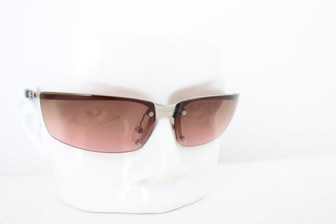 Collectible CHANEL Y2K Wraparound Shield Sunglasses – Art Garments