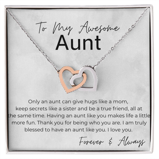 Gift for aunt, Gift for aunt from niece, Aunt necklace, gift from neph –  Little Happies Co