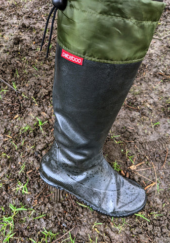 New Pokeboo Packable Tread wearing them in the forest