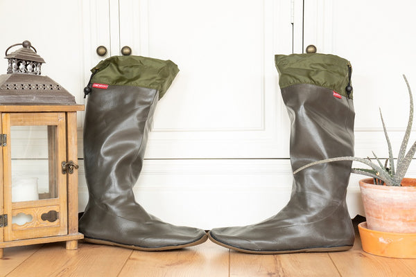 A pair of Charcoal Pokeboo Boots