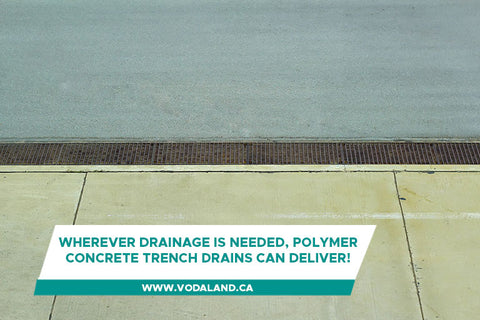 Wherever drainage is needed, polymer concrete trench drains can deliver!