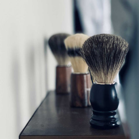 Barbaric shaving brushes