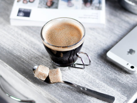 espresso with sugar in montreal