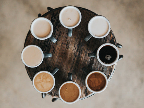 all different types of espresso coffee