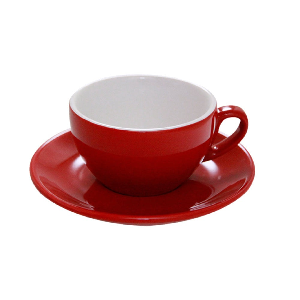 Cappuccino Cups Made In Italy White Nuova Point Amalfi Style -   by Kasbahouse.com a Belpasta Corporation Company