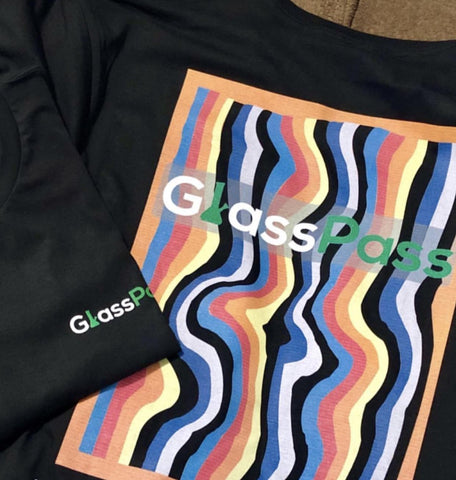 GlassPass Merch t-shirt from 2019