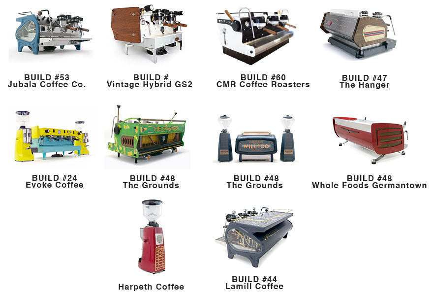 "Explore custom build examples at Espresso Parts. Discover unique machine configurations. Visit espressoparts.com/custom for inspiration."