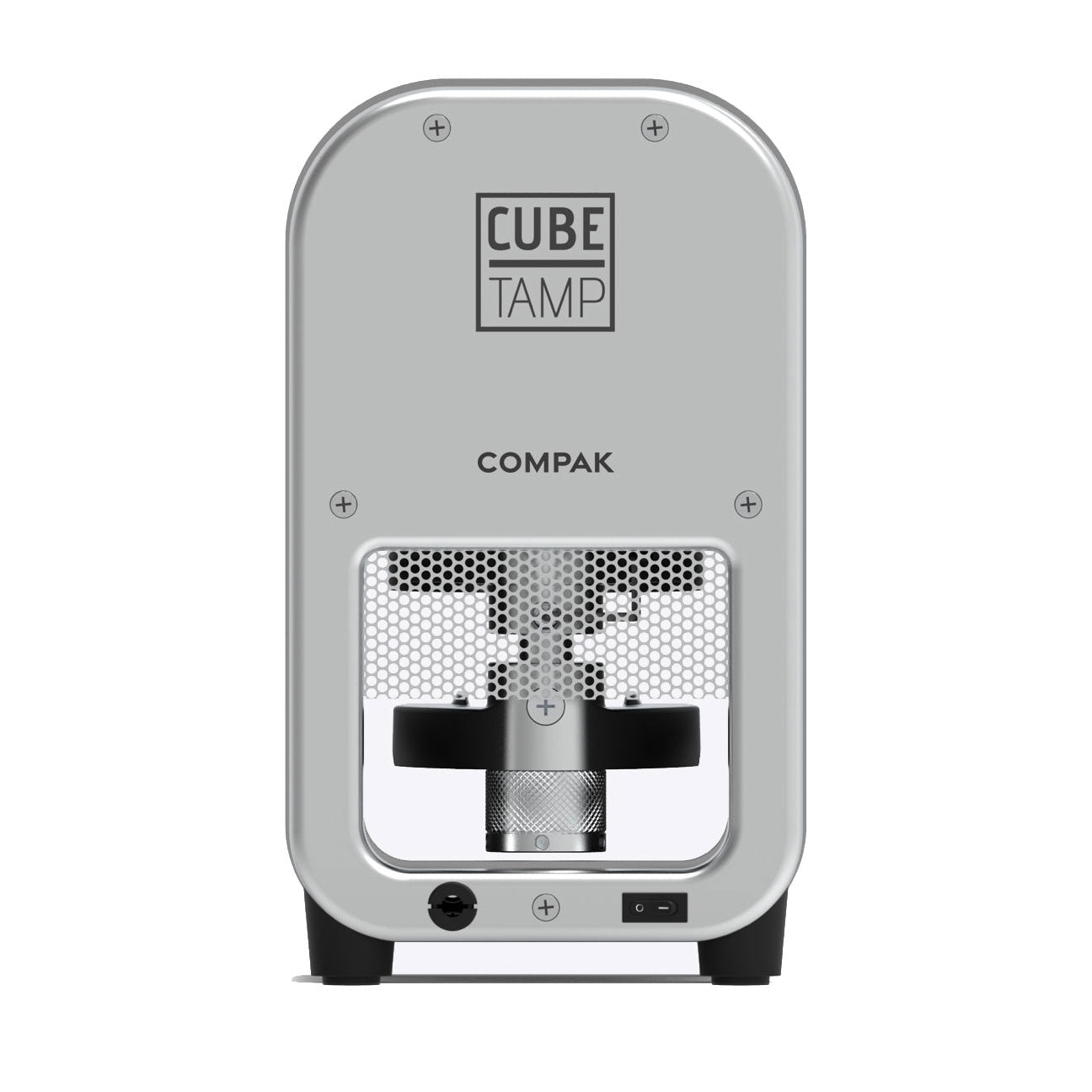 Compak Cube Tamp Automatic Coffee Tamper - Gloss White