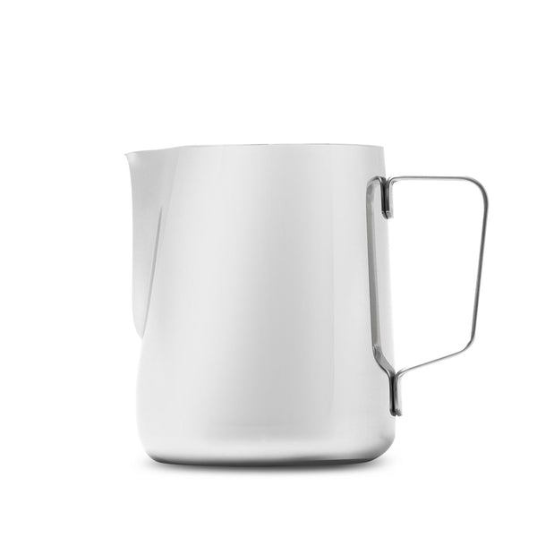 ReaNea Silver Milk Frothing Pitcher 12oz Stainless Steel Milk