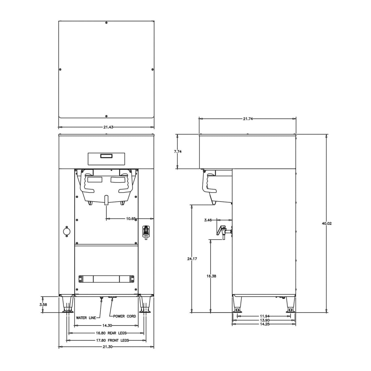 BUNN Titan DBC Single Coffee Brewer