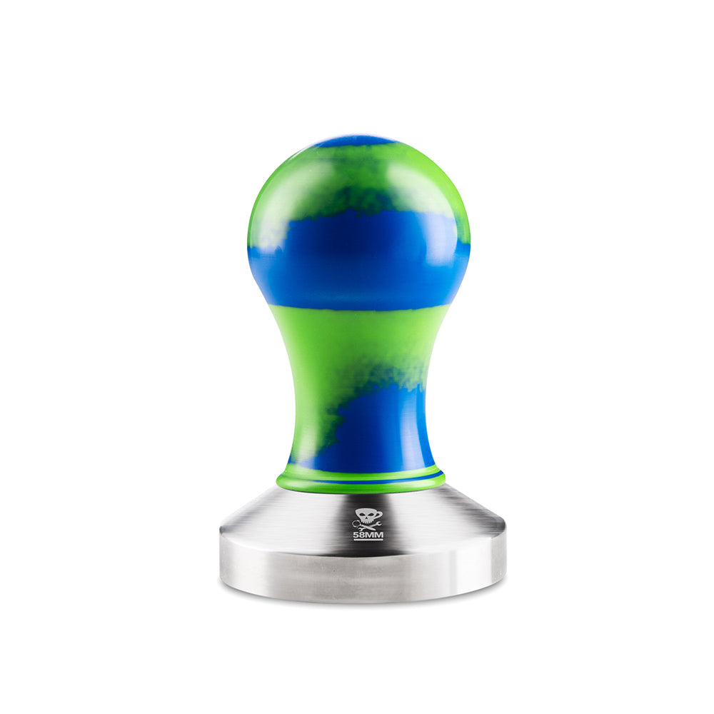 Compressore Professional Espresso Tamp - Distressed Green & Blue