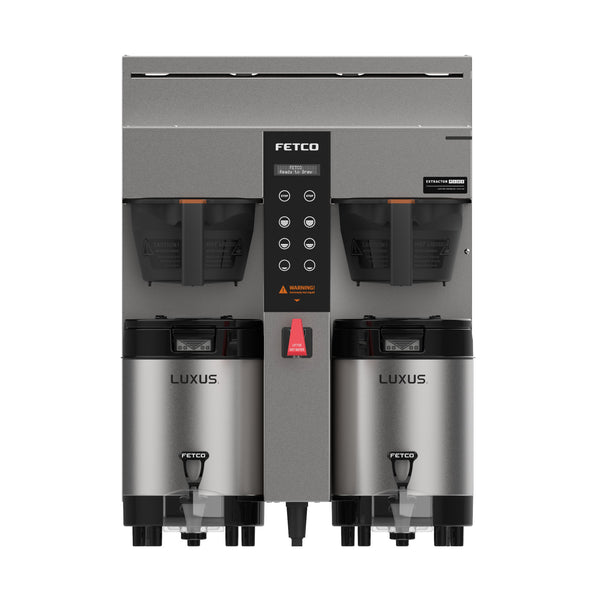 Fetco CBS-1221 Plus Series Airpot Coffee Brewer | CoffeeRoast Co. Metal / Single Voltage (120V)