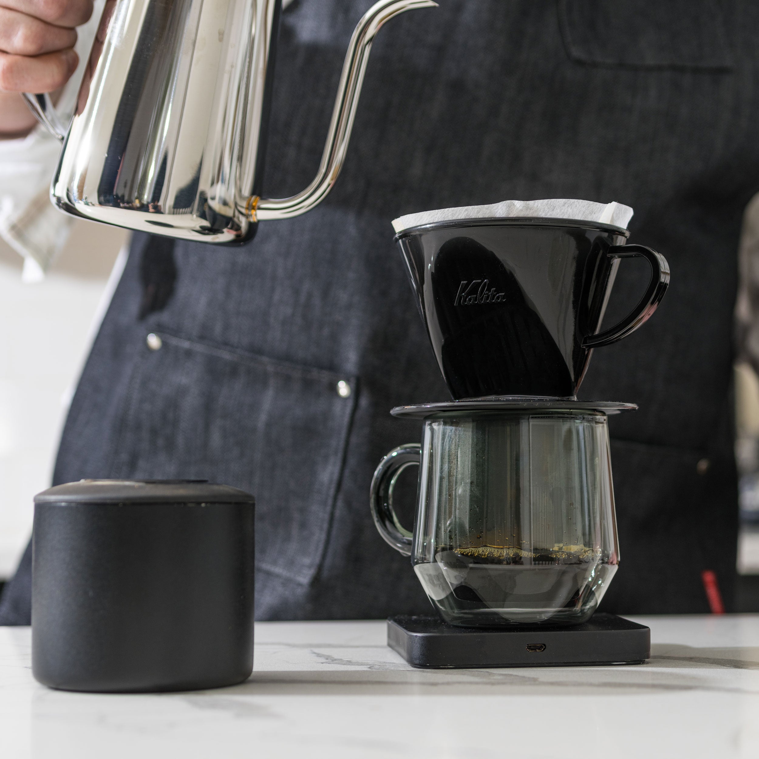 Kalita Style 102 Coffee Dripper - Black Plastic