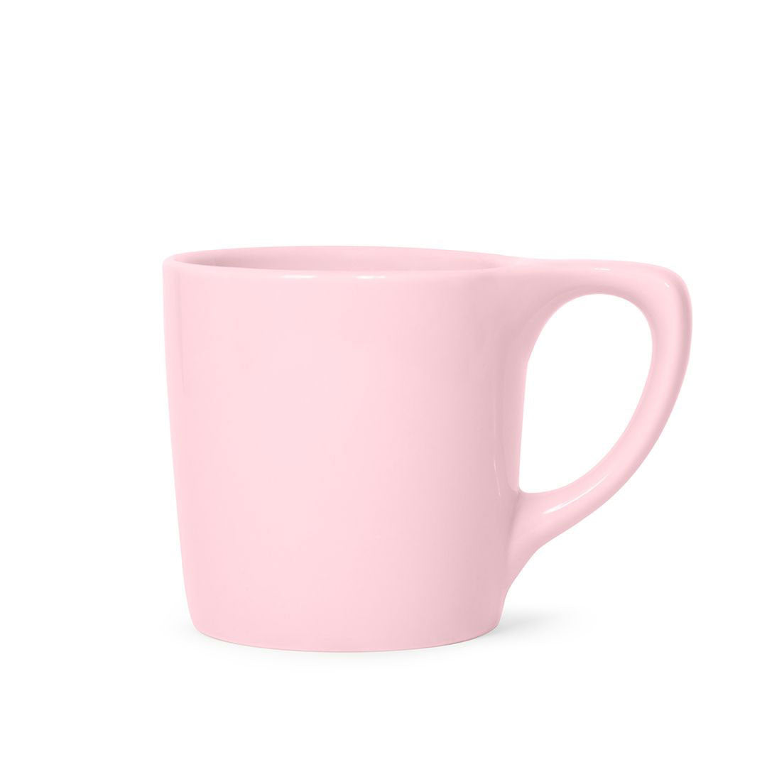 10oz Lino Diner Coffee Mug - Pink