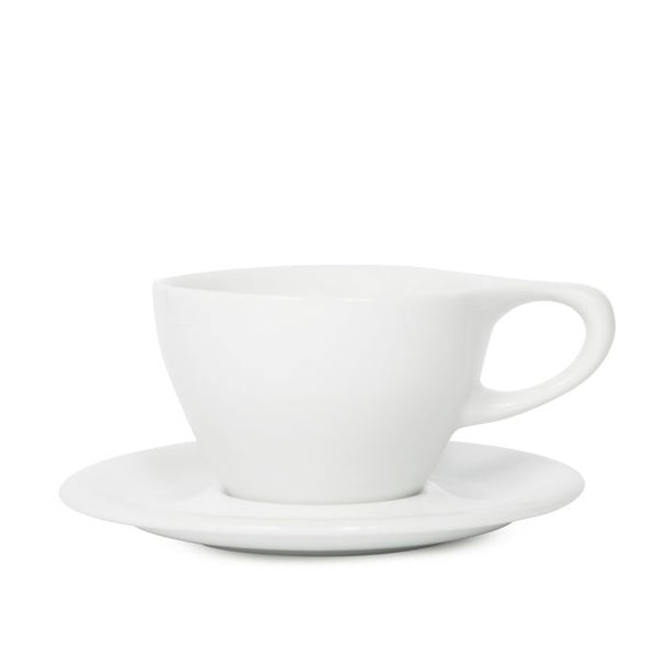 White Ceramic Cappuccino & Latte Coffee Cups, For Restaurant, Capacity: 210  ml