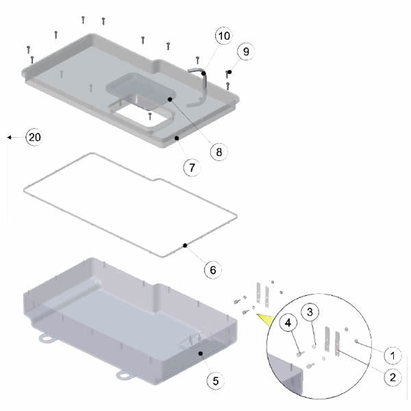 La Marzocco GS3 Complete Water Reservoir Kit (Special Order Item)