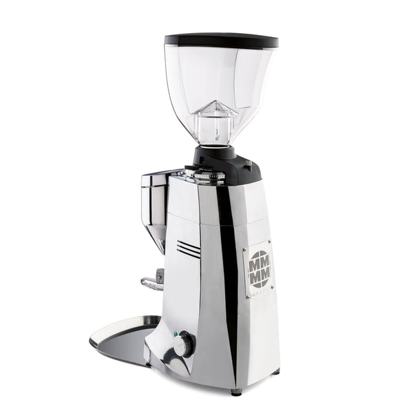 Mazzer Robur S Manual Doser Commercial Espresso Grinder - Silver